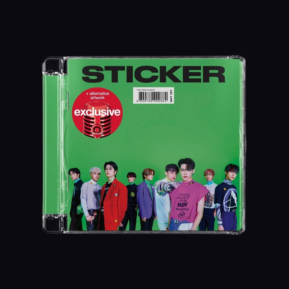 NWT Sticker NCT 127-the 3rd Album ‘Sticker’Jewel Case Ver/Target Exclusive,CD